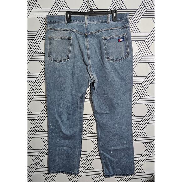 Vintage USA work jeans size 40x32 Distressed - Picture 4 of 5